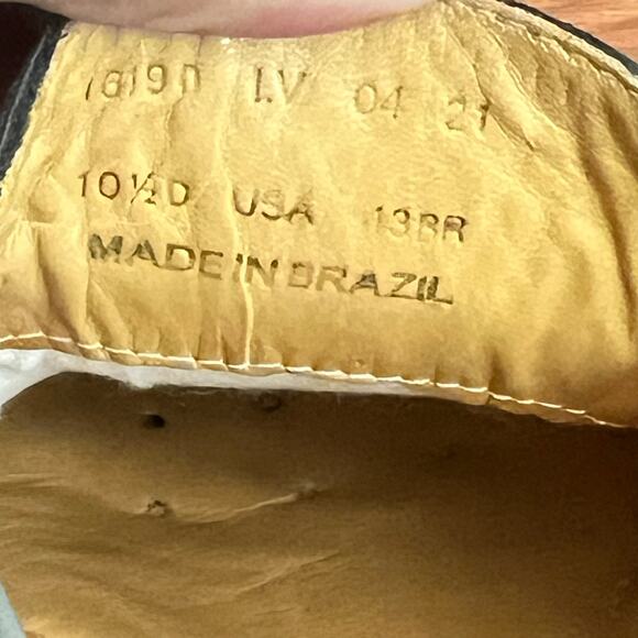 Sandro Moscoloni Fred Leather Penny Slip On Loafers Men Size 10.5 D - Picture 6 of 10